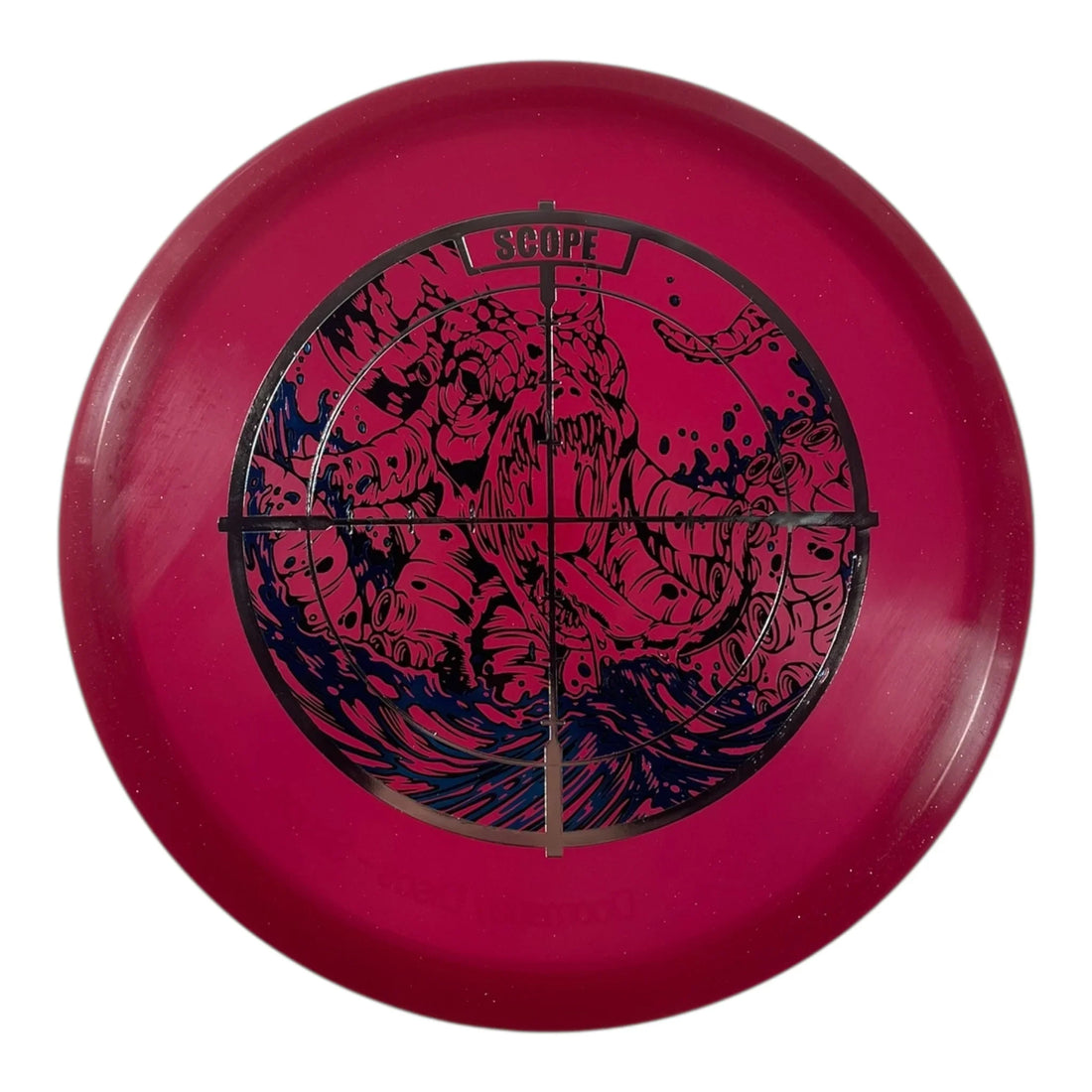 Doomsday Discs Scope | Cladestine | Red/Silver 170g Disc Golf
