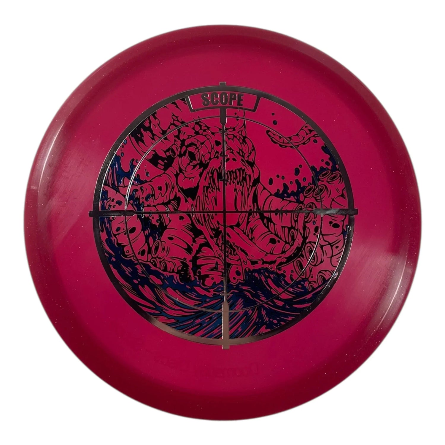 Doomsday Discs Scope | Cladestine | Red/Silver 170g Disc Golf