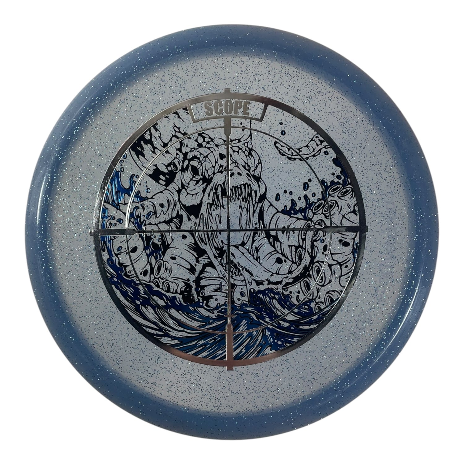Doomsday Discs Scope | Clandestine | Blue/Silver 173g Disc Golf