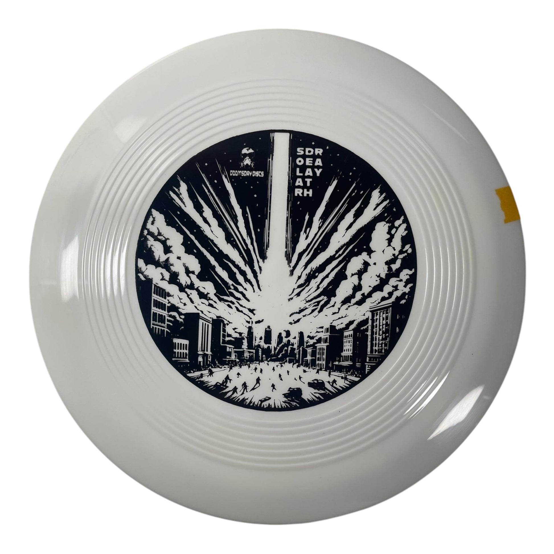 Doomsday Discs Solar Death Ray | Survival | White/Black 173g Disc Golf