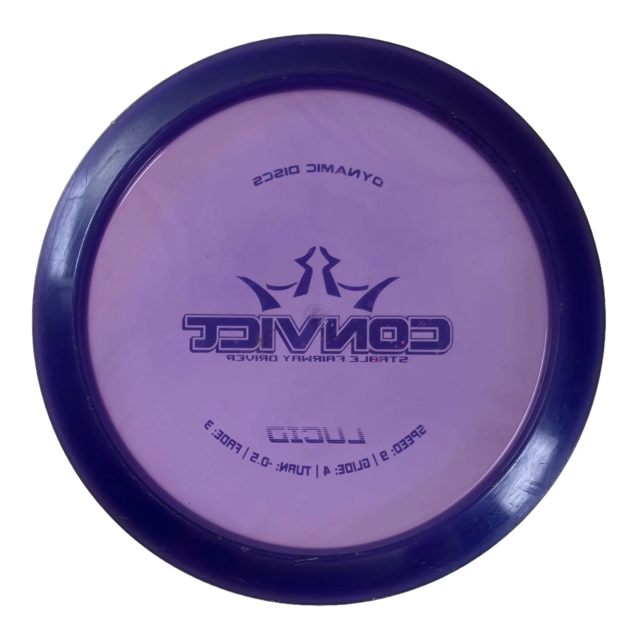 Dynamic Discs Convict | Lucid | Purple/Holo 174g (Used Good) Disc Golf