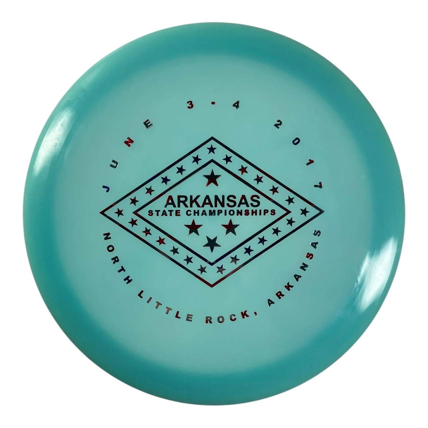 Dynamic Discs Criminal | Lucid | Blue/USA 174g (2017 Arkansas State Championship) Disc Golf