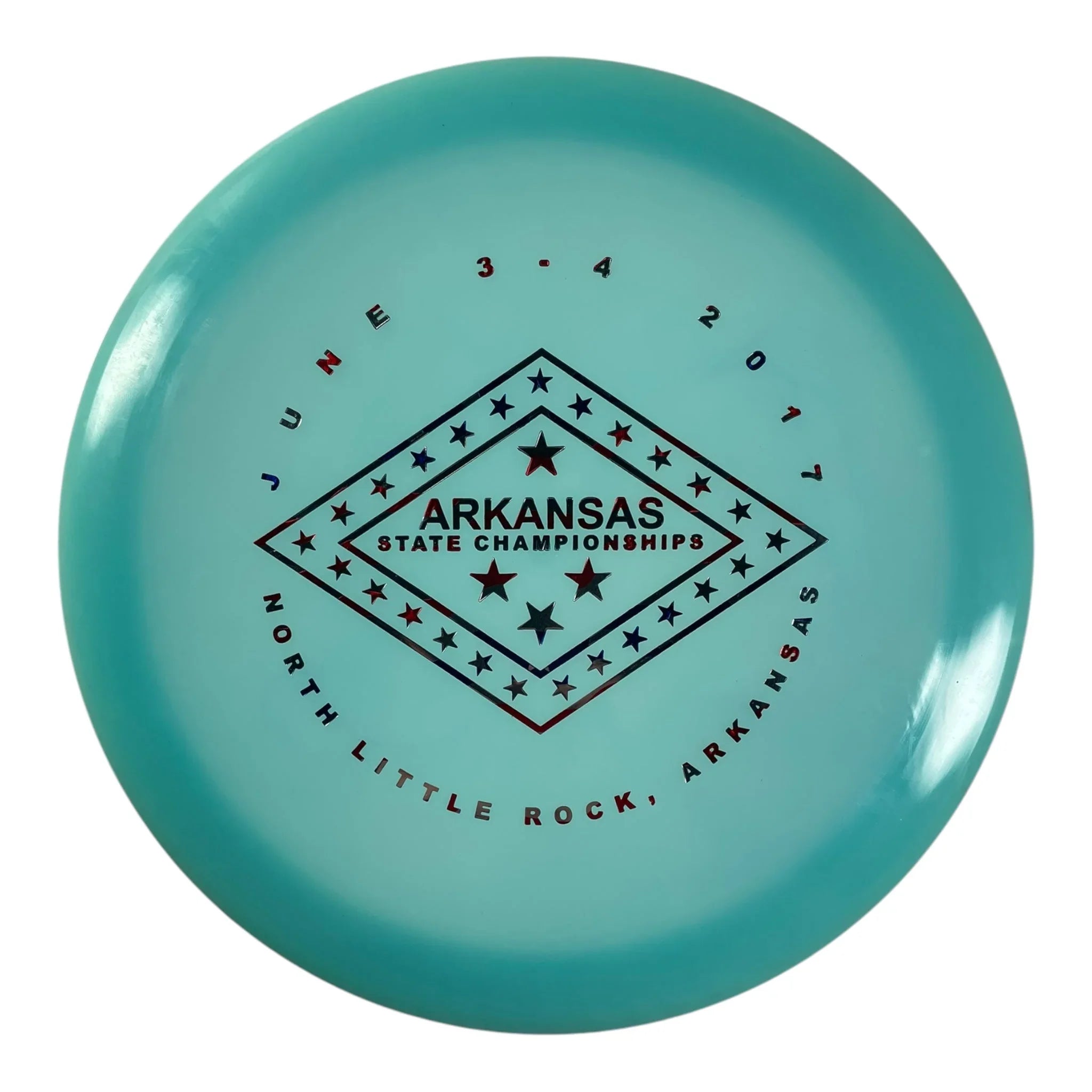 Dynamic Discs Criminal | Lucid | Blue/USA 174g (2017 Arkansas State Championship) Disc Golf