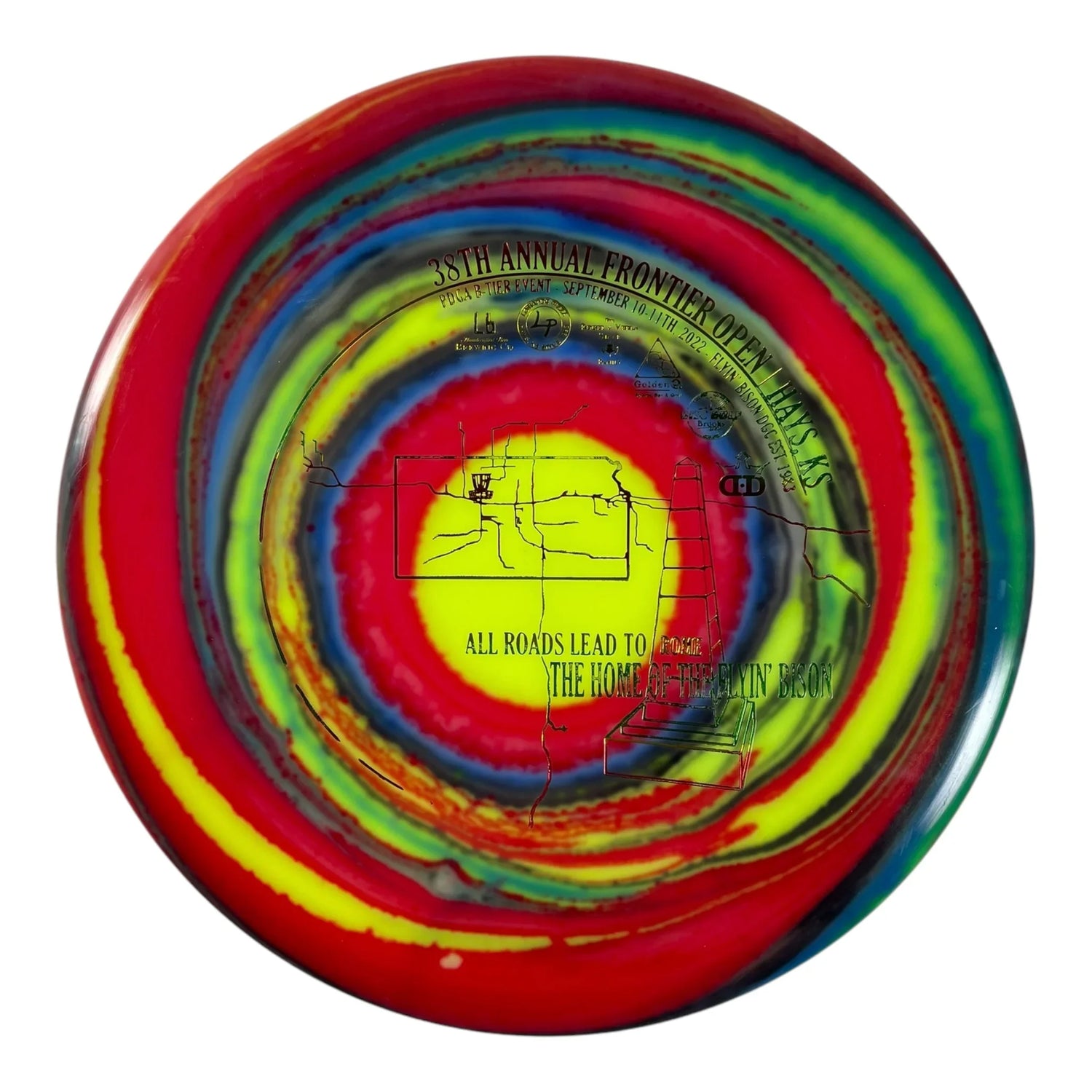 Dynamic Discs Culprit | Fuzion | Dyed/Rasta 174g (Frontier Open) Disc Golf