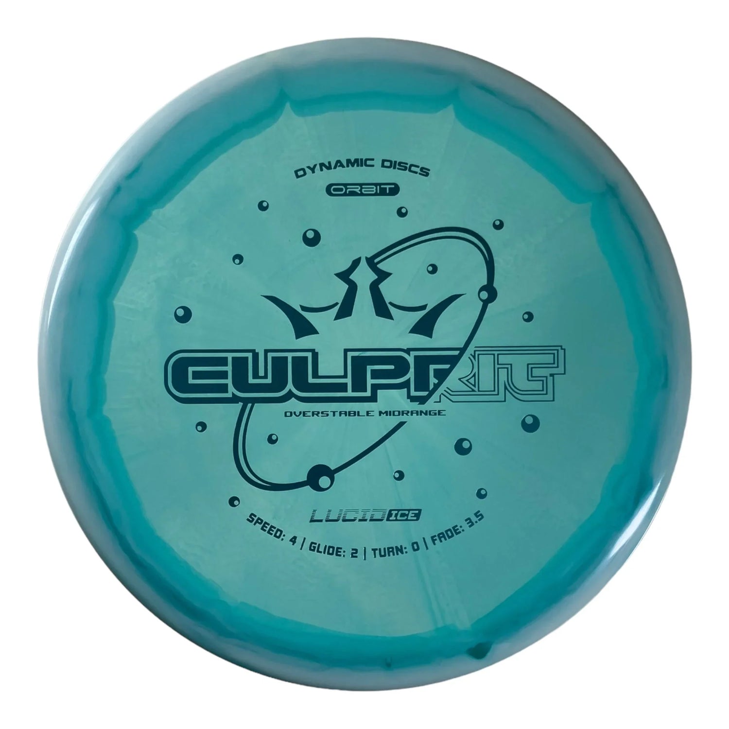 Dynamic Discs Culprit | Lucid Ice Orbit | Blue/Blue 176g Disc Golf