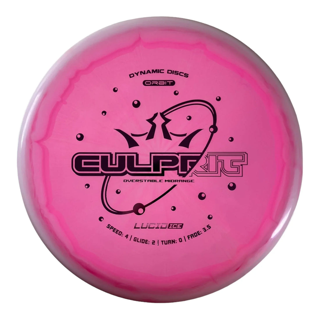 Dynamic Discs Culprit | Lucid Ice Orbit | Pink/Pink 176g Disc Golf