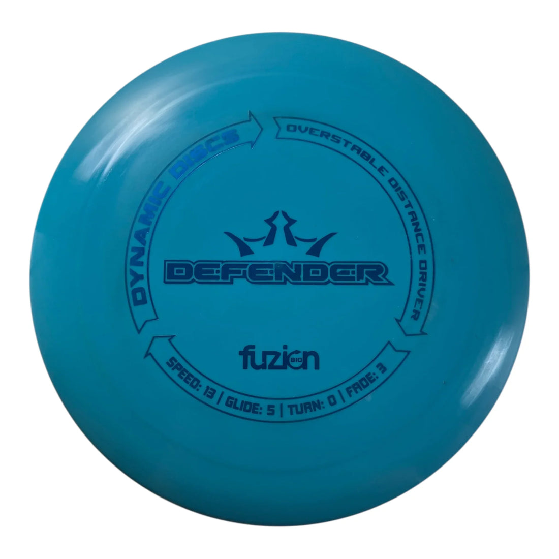 Dynamic Discs Defender | Biofuzion | Blue/Blue 174g Disc Golf