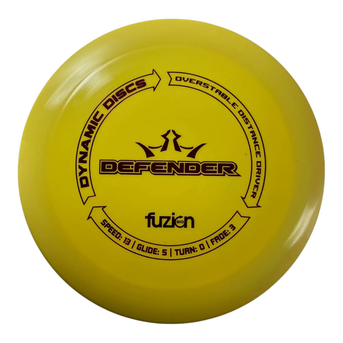 Dynamic Discs Defender | Biofuzion | Yellow/Pink 174g Disc Golf