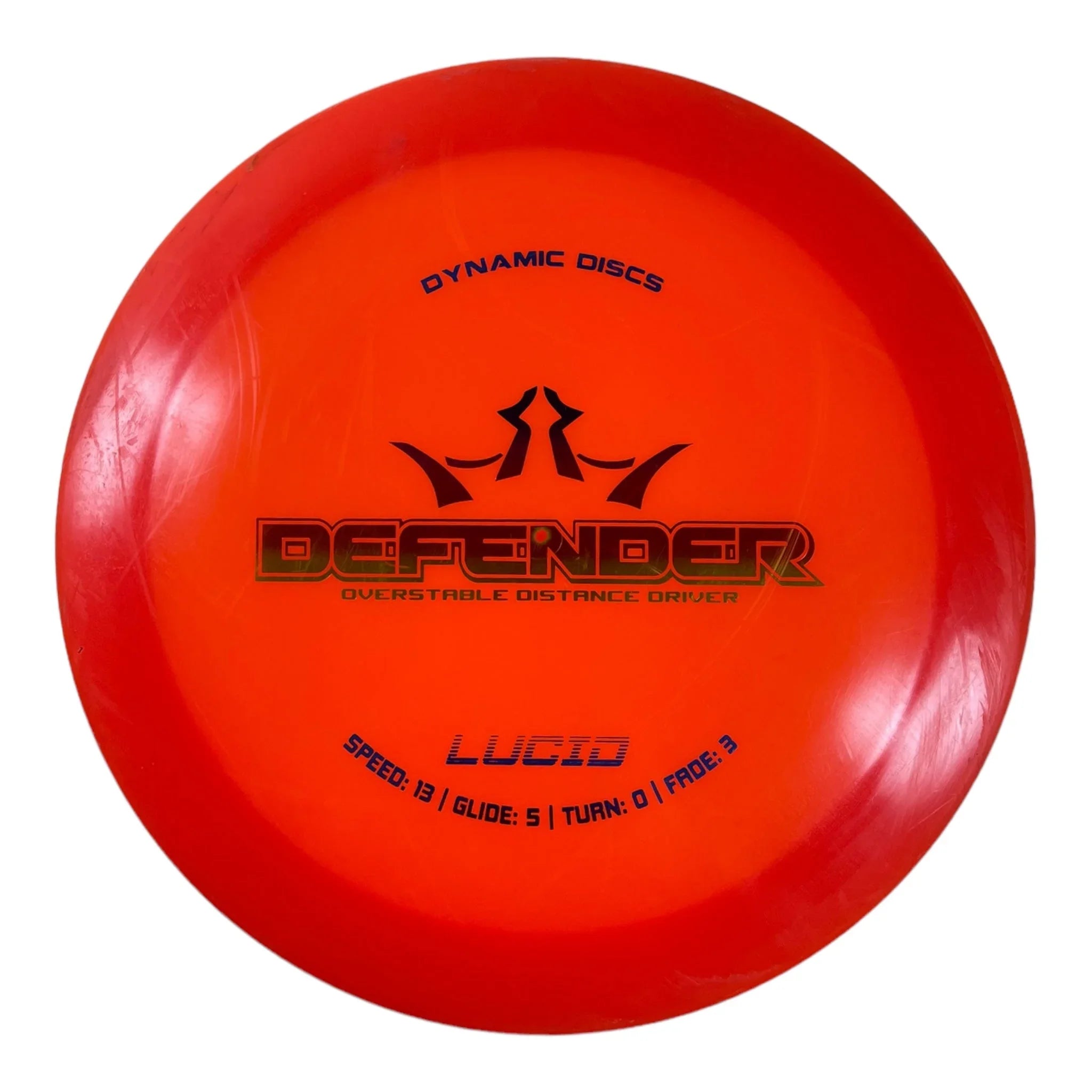 Dynamic Discs Defender | Lucid | Orange/Rainbow 173g (Used Good) Disc Golf