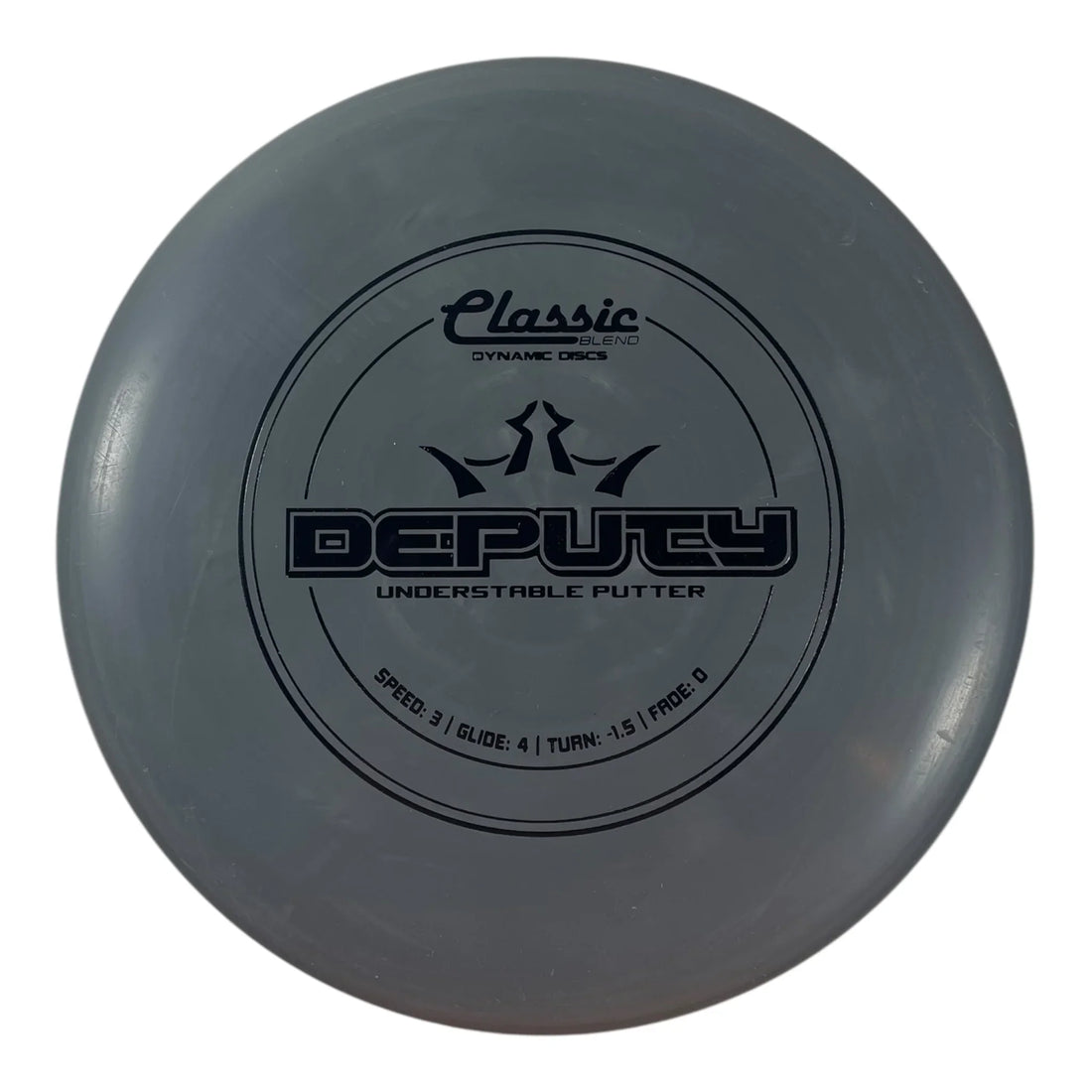 Dynamic Discs Deputy | Classic Blend | Grey/Black 173g Disc Golf