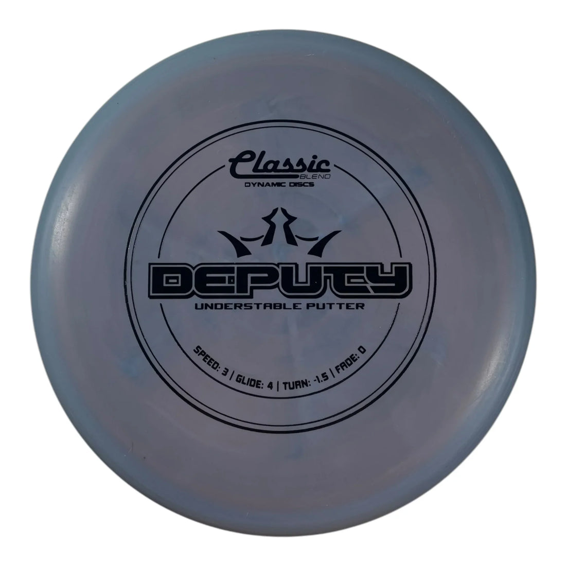 Dynamic Discs Deputy | Classic Blend | Grey/Black 173g Disc Golf