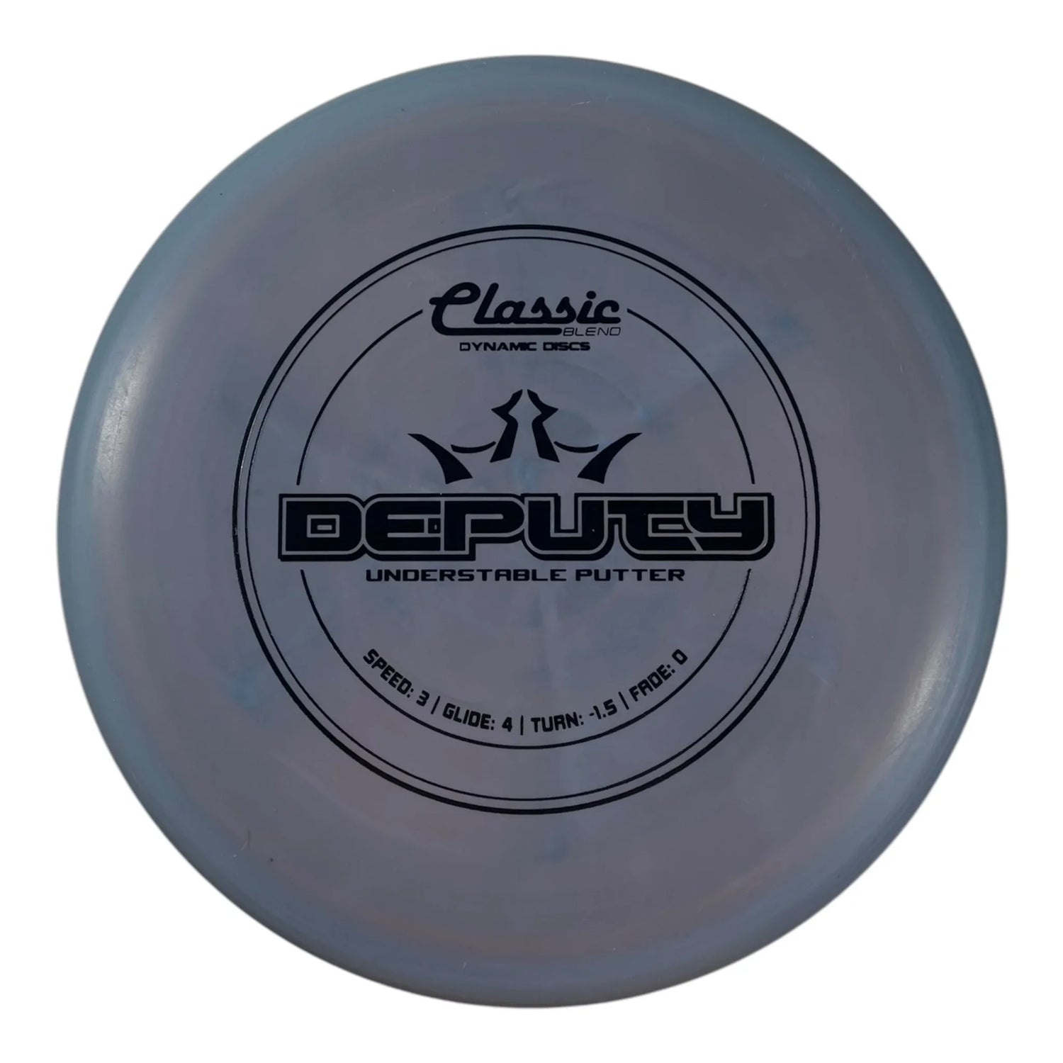 Dynamic Discs Deputy | Classic Blend | Grey/Black 173g Disc Golf