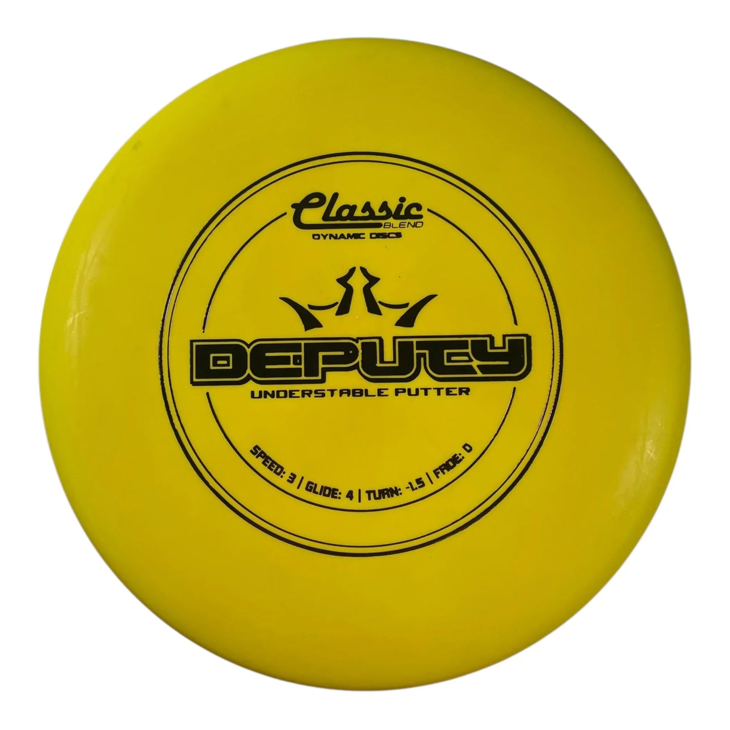 Dynamic Discs Deputy | Classic Blend | Yellow/Purple 173g Disc Golf