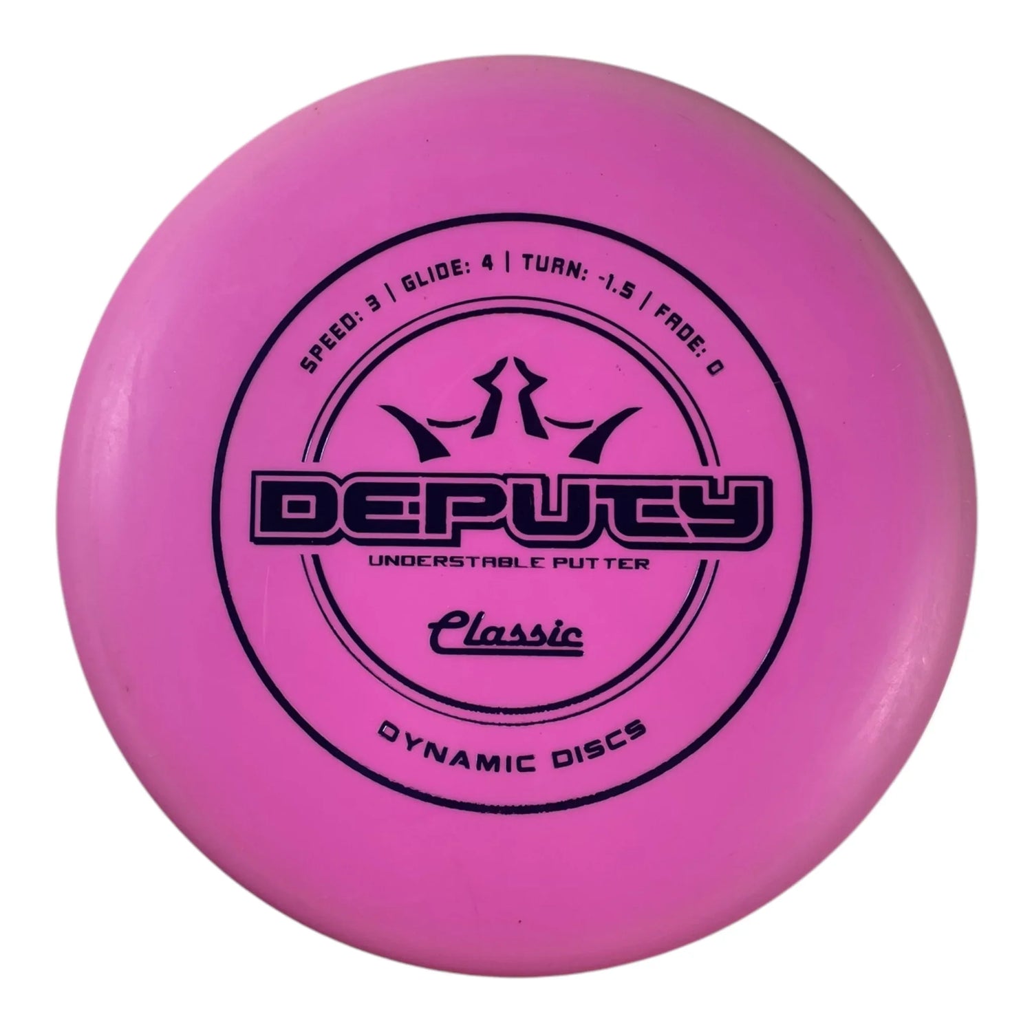 Dynamic Discs Deputy | Classic | Pink/Blue 173g Disc Golf