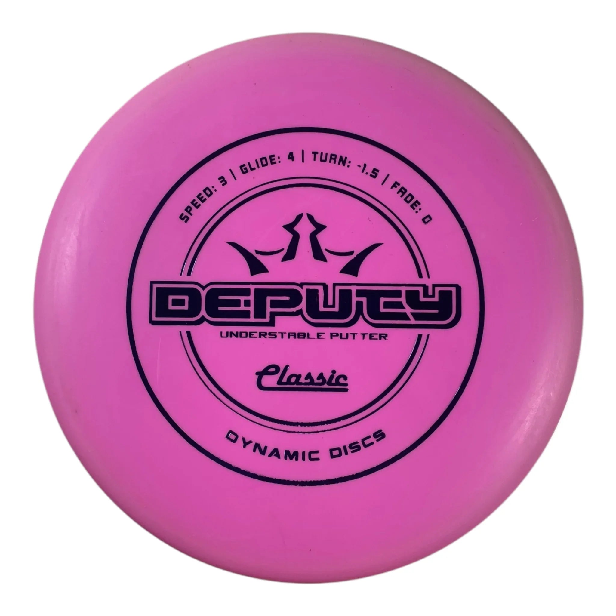 Dynamic Discs Deputy | Classic | Pink/Blue 173g Disc Golf