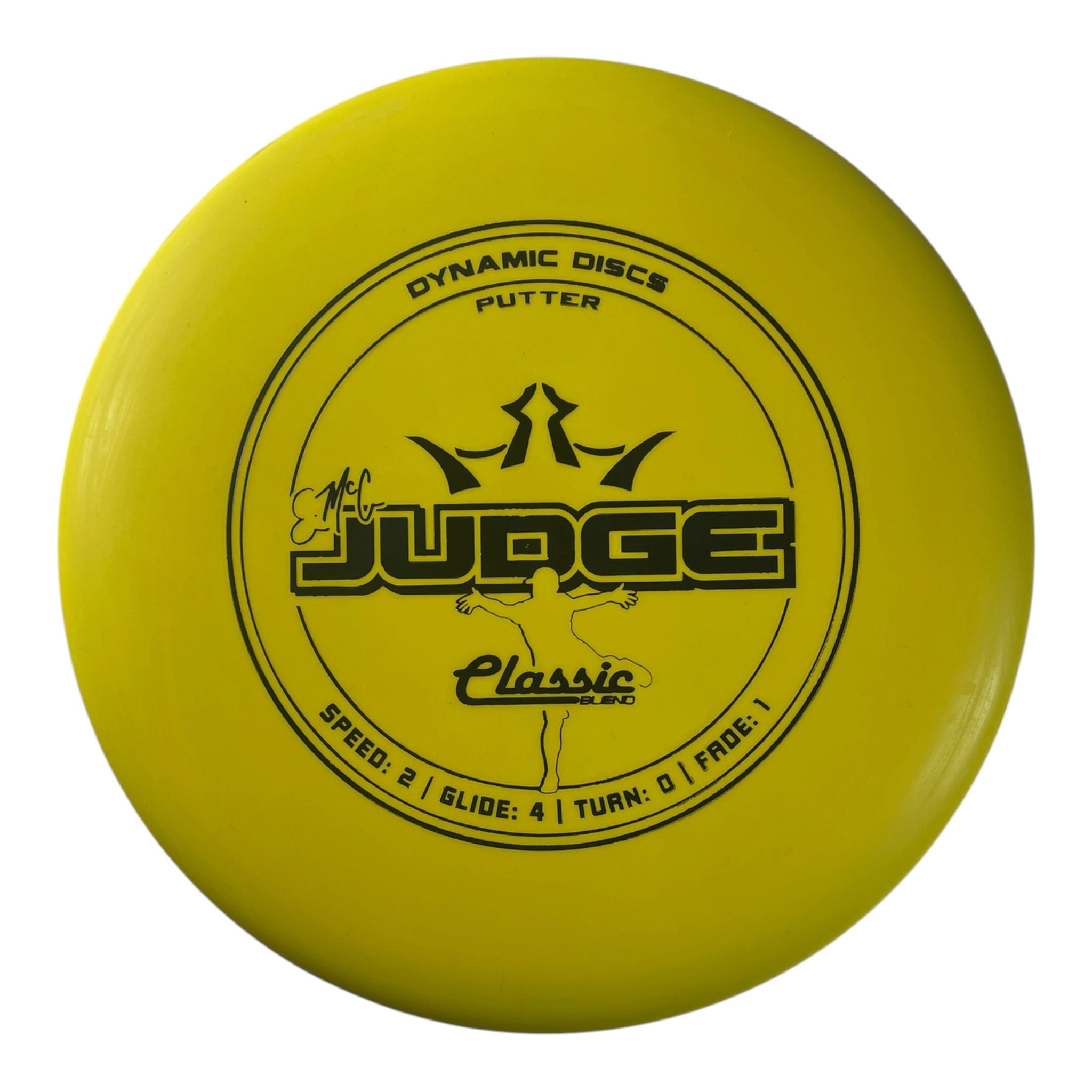 Dynamic Discs EMAC Judge | Classic Blend | Yellow/Blue 173g Disc Golf