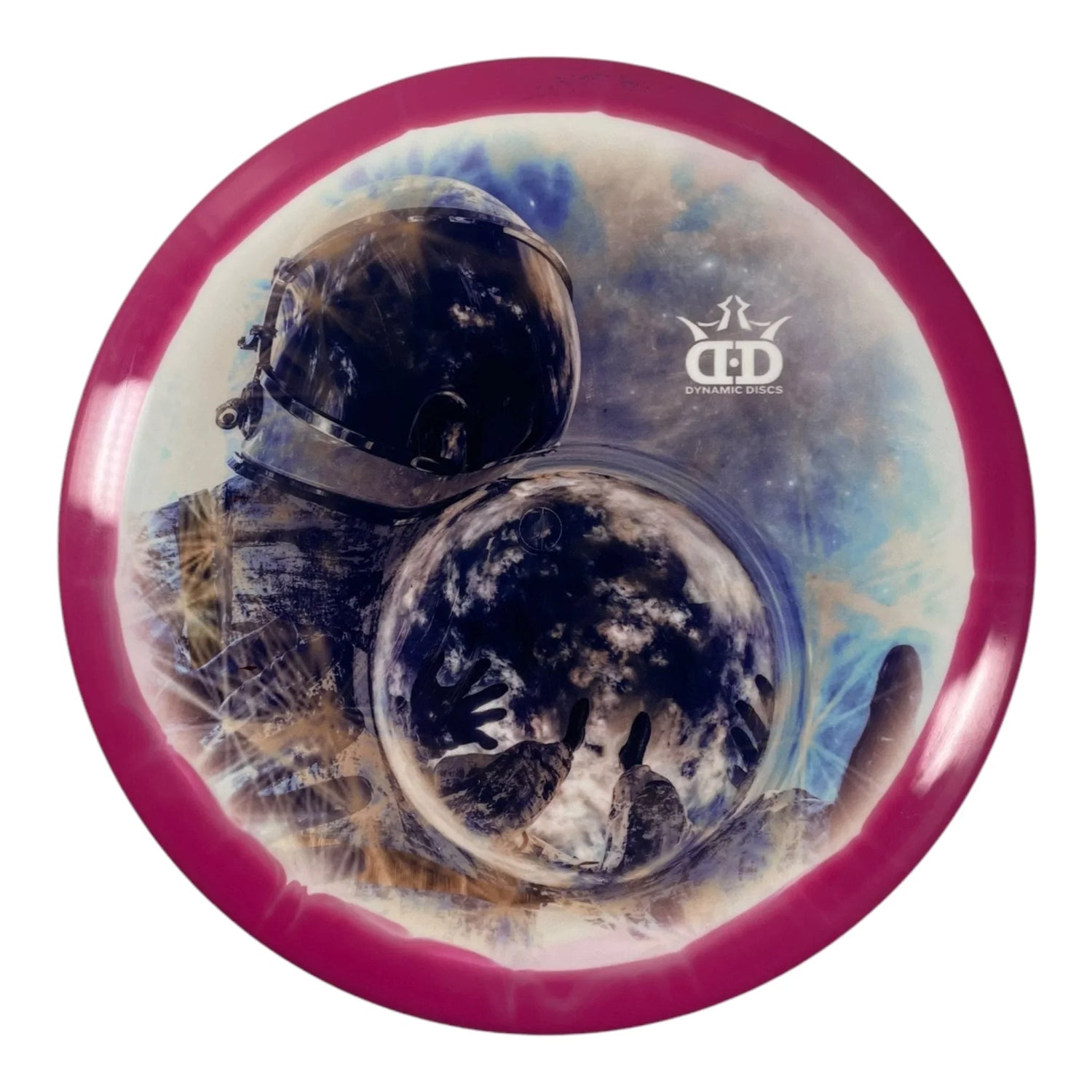 Dynamic Discs EMAC Truth | Dyemax Orbit | Pink/Astronaut 180g Disc Golf