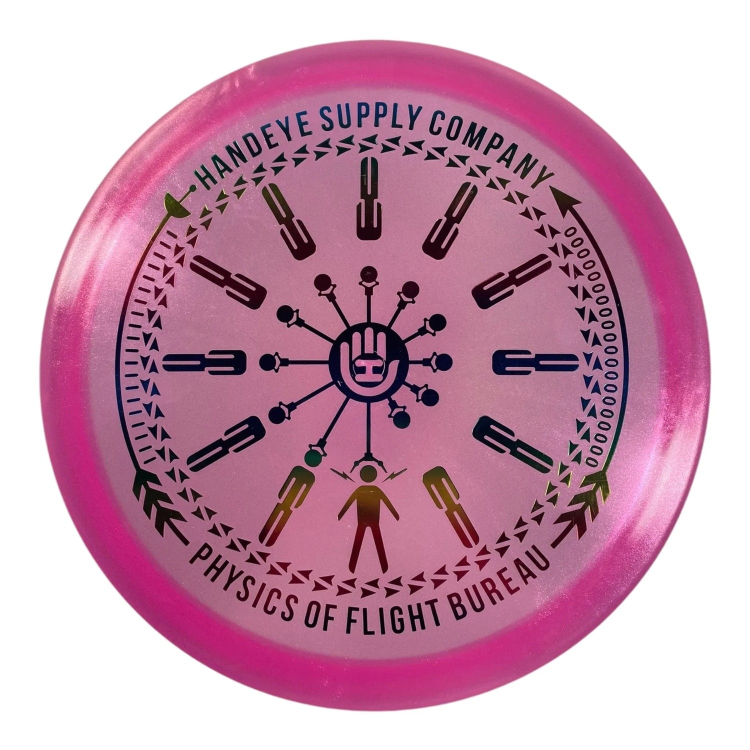 Dynamic Discs EMAC Truth | Lucid Ice Glimmer | Pink/Rainbow 177g Disc Golf