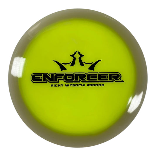 Dynamic Discs Enforcer | Lucid Orbit Moonshine | Yellow/Black 175g (Ricky Wysocki) Disc Golf