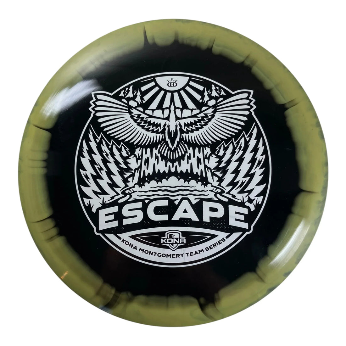 Dynamic Discs Escape | Fuzion Orbit | Yellow/White 175g (Kona Montgomery) Disc Golf