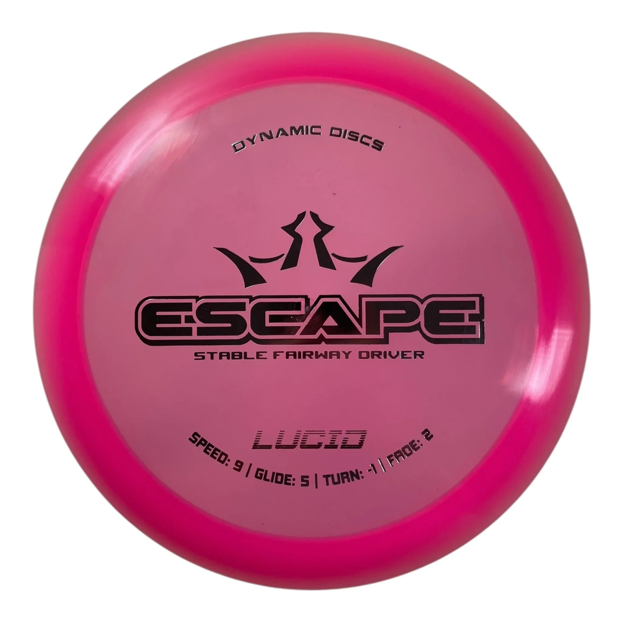 Dynamic Discs Escape | Lucid | Pink/Silver 175g Disc Golf