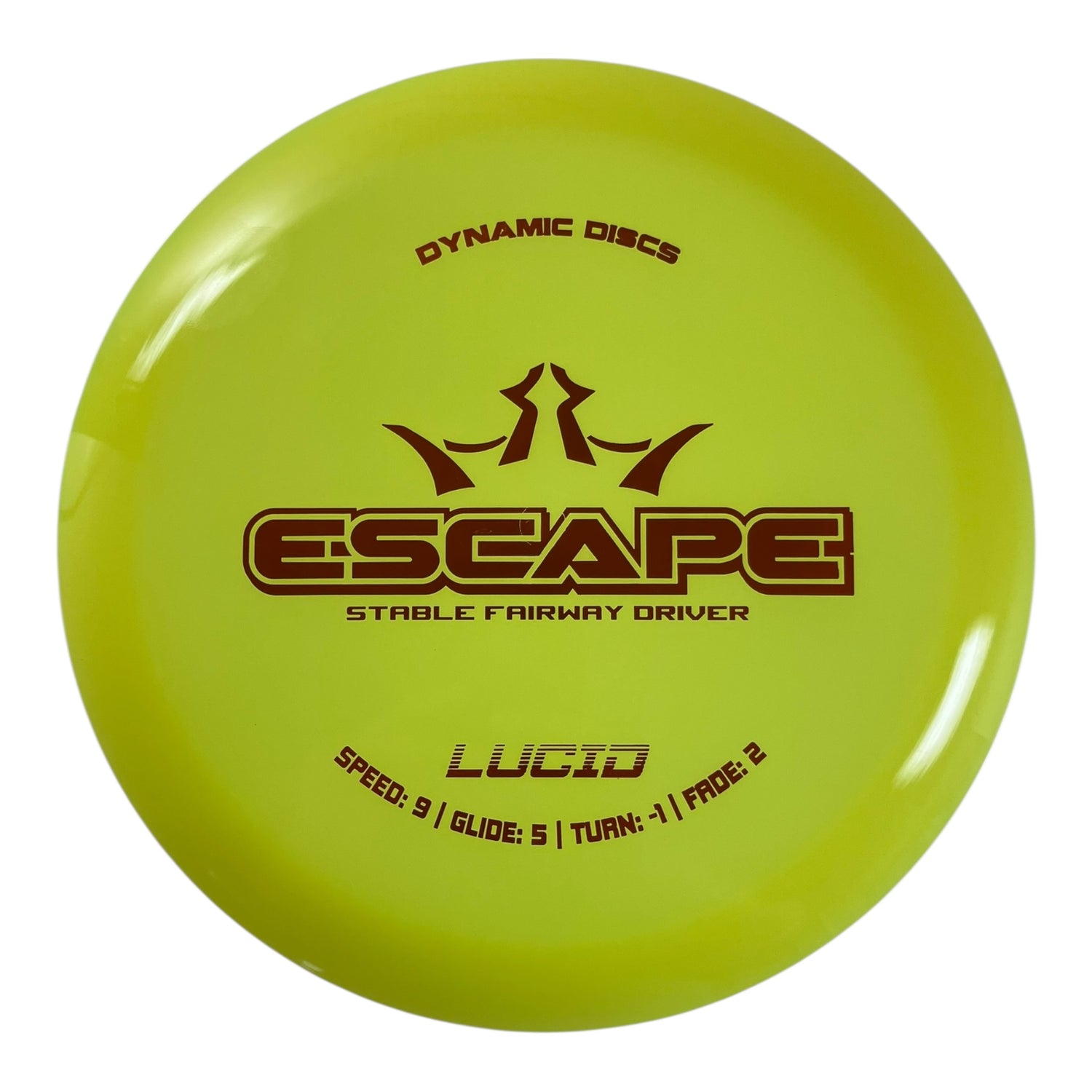 Dynamic Discs Escape | Lucid | Yellow/Red 173g Disc Golf