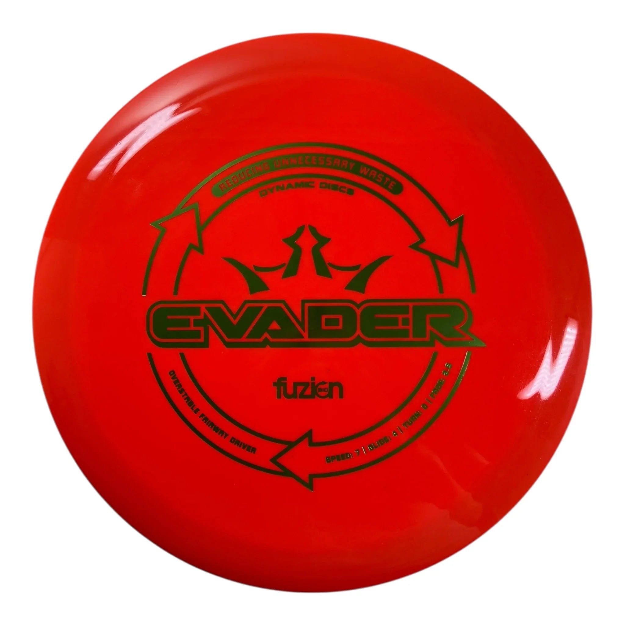 Dynamic Discs Evader | BioFuzion | Orange/Green 173g Disc Golf