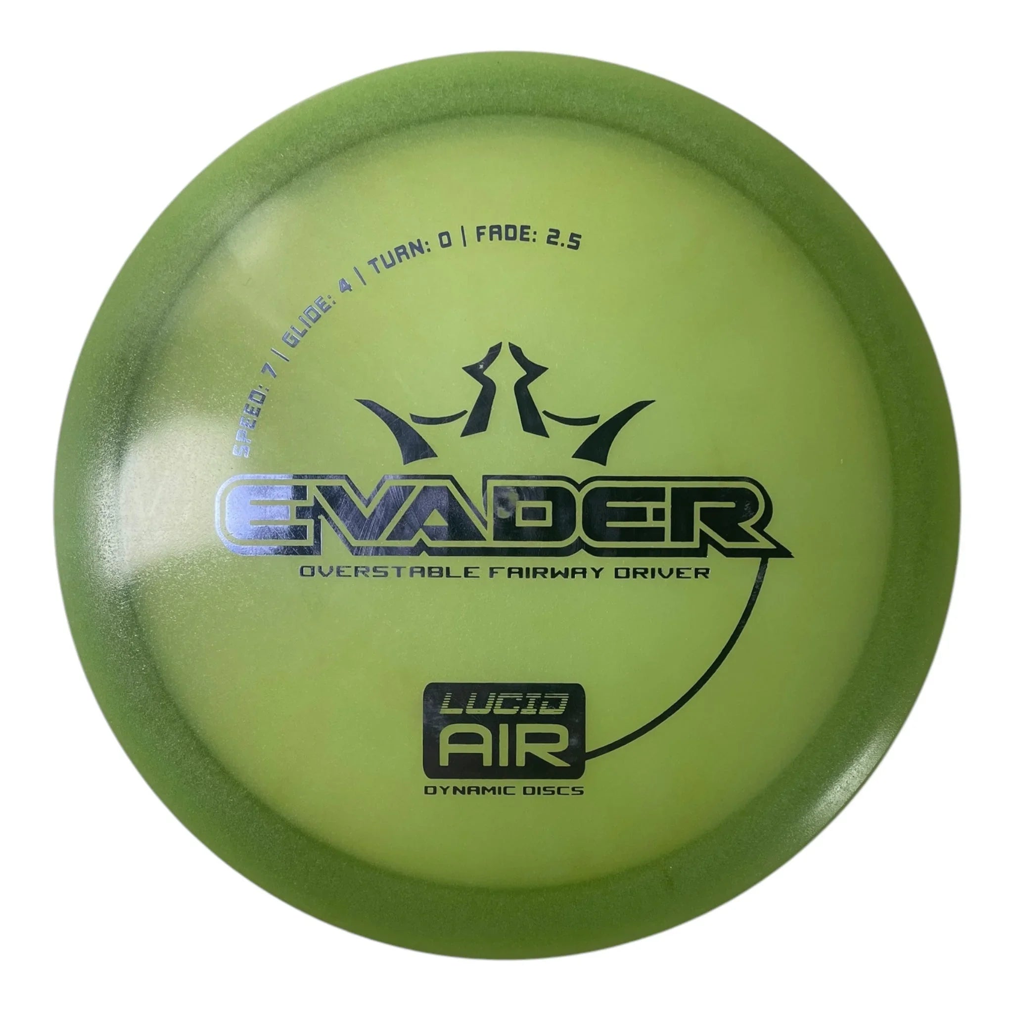 Dynamic Discs Evader | Lucid Air | Green/Purple 155g Disc Golf
