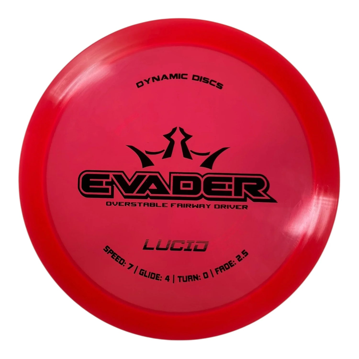 Dynamic Discs Evader | Lucid | Red/Black 172g Disc Golf