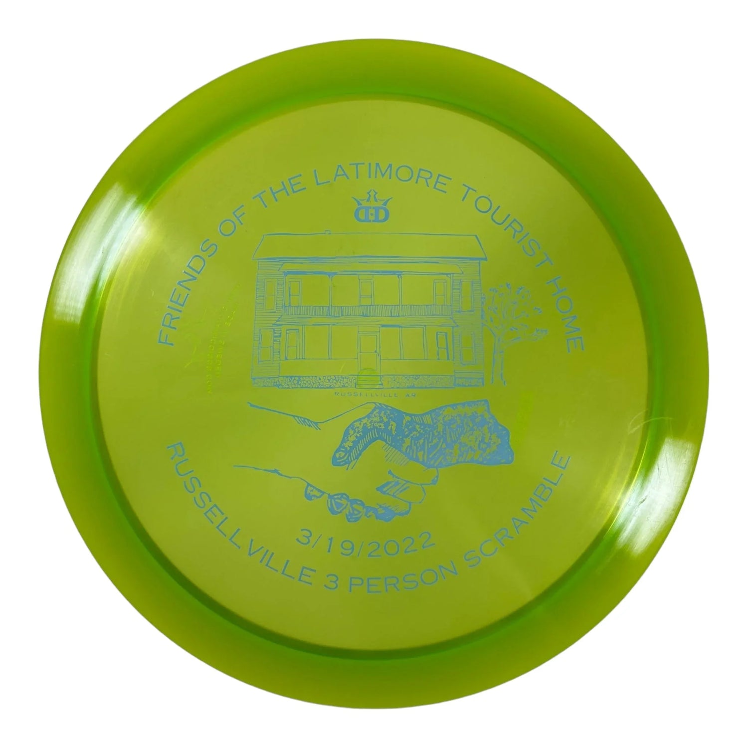 Dynamic Discs Evader - Used Like New | Lucid | Green/Blue 173g (Russellville Scramble 2023) Disc Golf