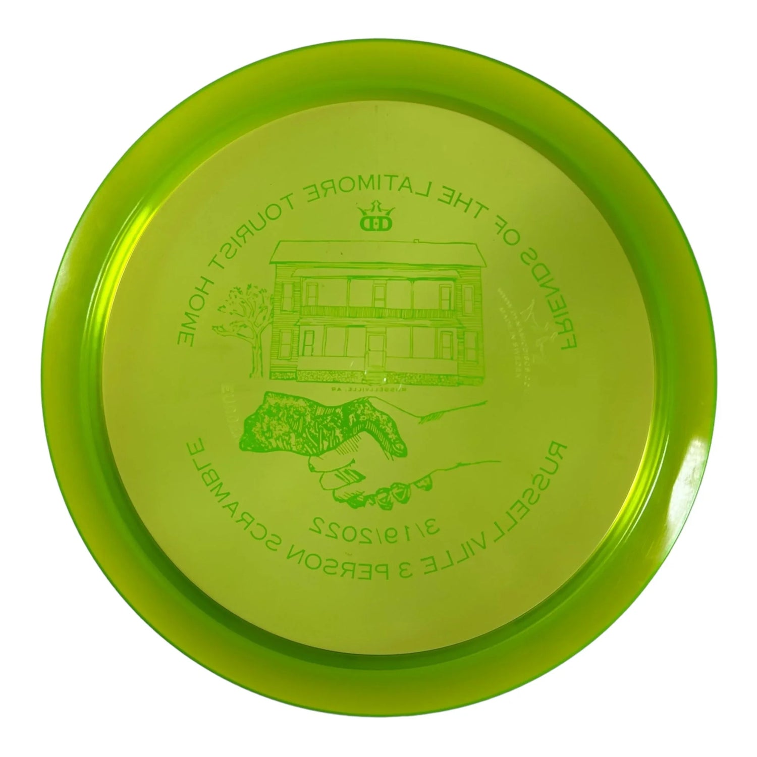 Dynamic Discs Evader - Used Like New | Lucid | Green/Blue 173g (Russellville Scramble 2023) Disc Golf