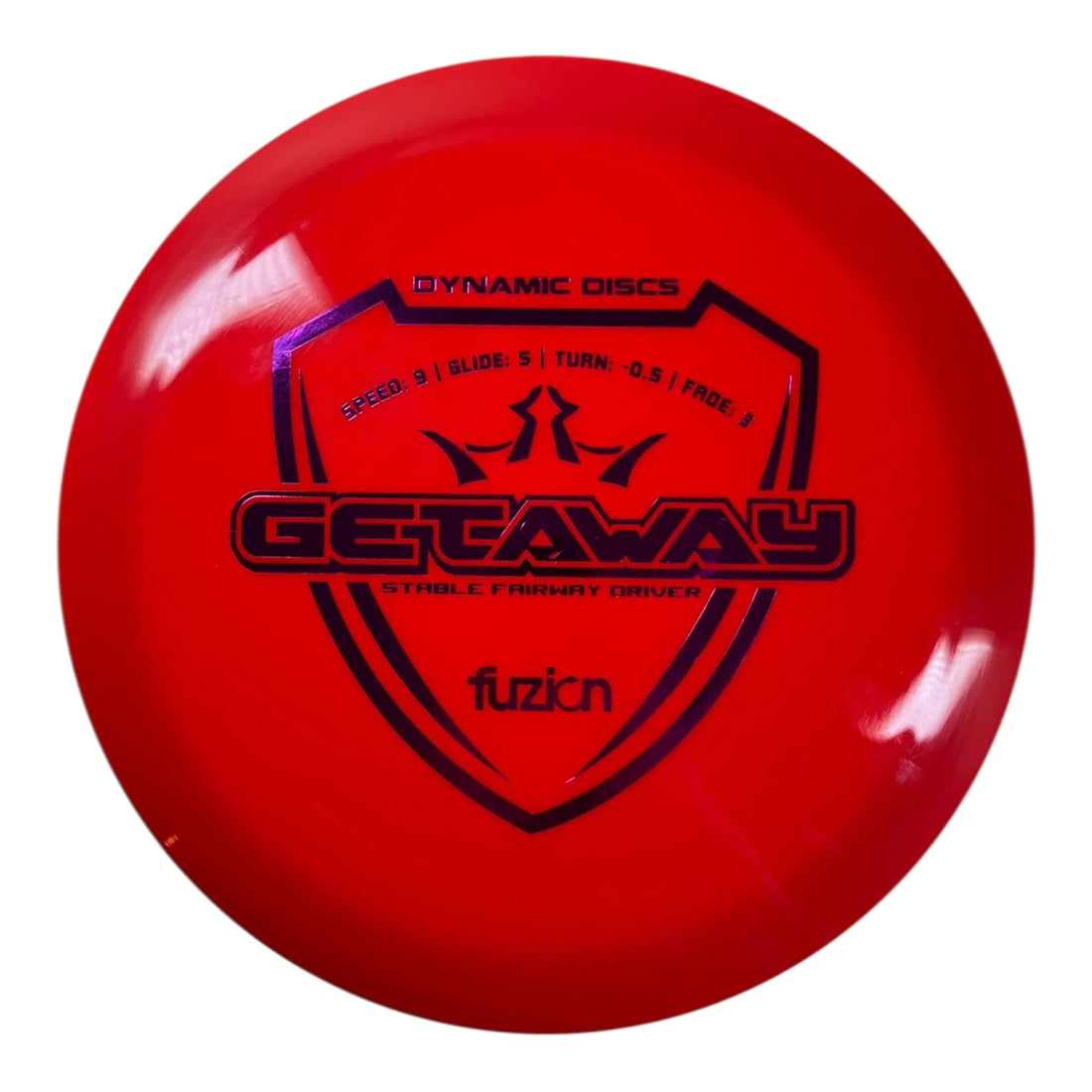 Dynamic Discs Getaway | Fuzion | Red/Pink 173g Disc Golf