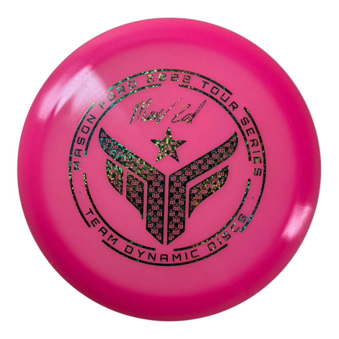 Dynamic Discs Getaway | Hybrid-X | Pink/Oilslick 173g (Mason Ford) Disc Golf