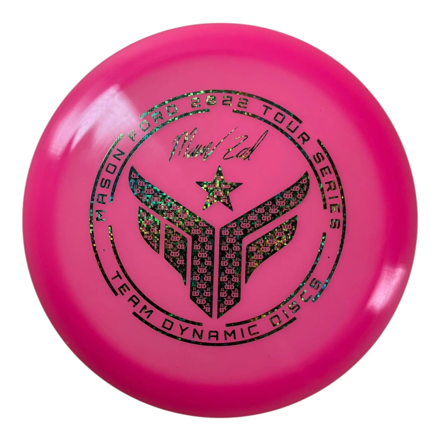 Dynamic Discs Getaway | Hybrid-X | Pink/Oilslick 173g (Mason Ford) Disc Golf