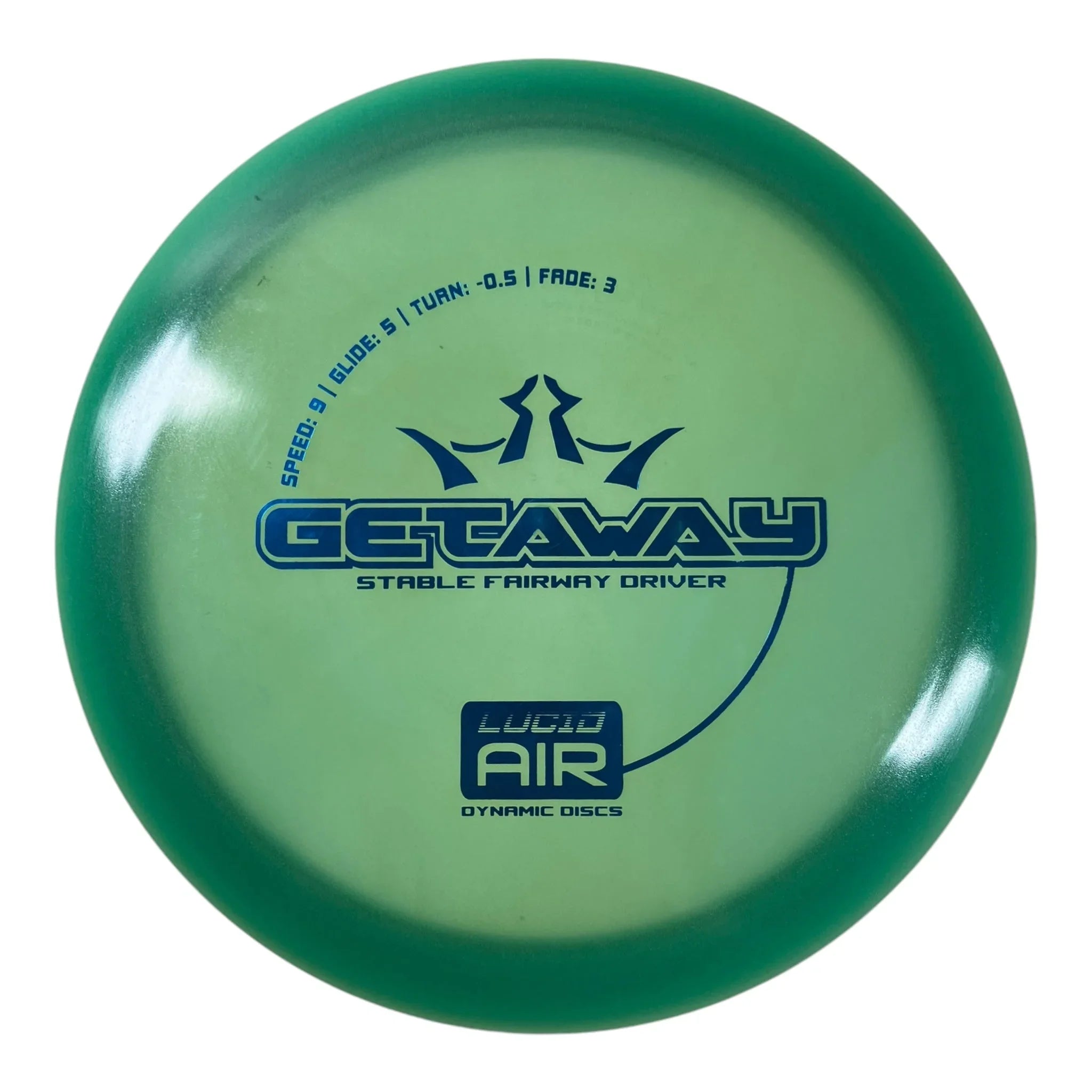 Dynamic Discs Getaway | Lucid Air | Green/Blue 153g Disc Golf