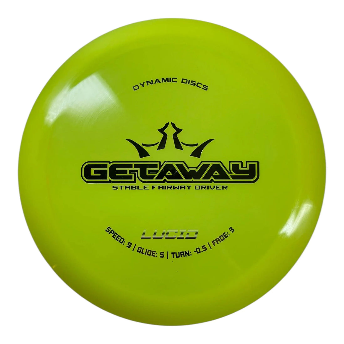 Dynamic Discs Getaway | Lucid | Yellow/Silver 175g Disc Golf