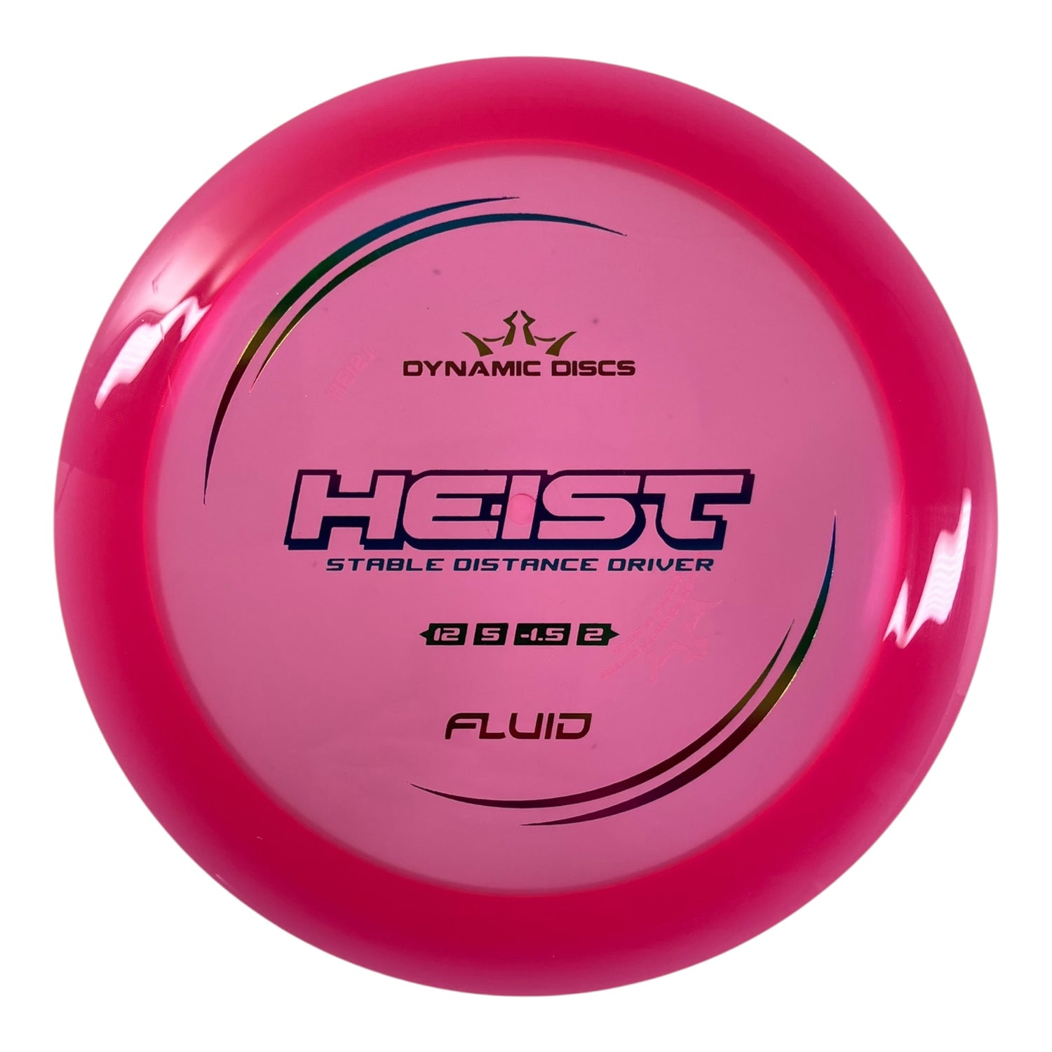 Dynamic Discs Heist | Fluid | Pink/Rainbow 173g Disc Golf
