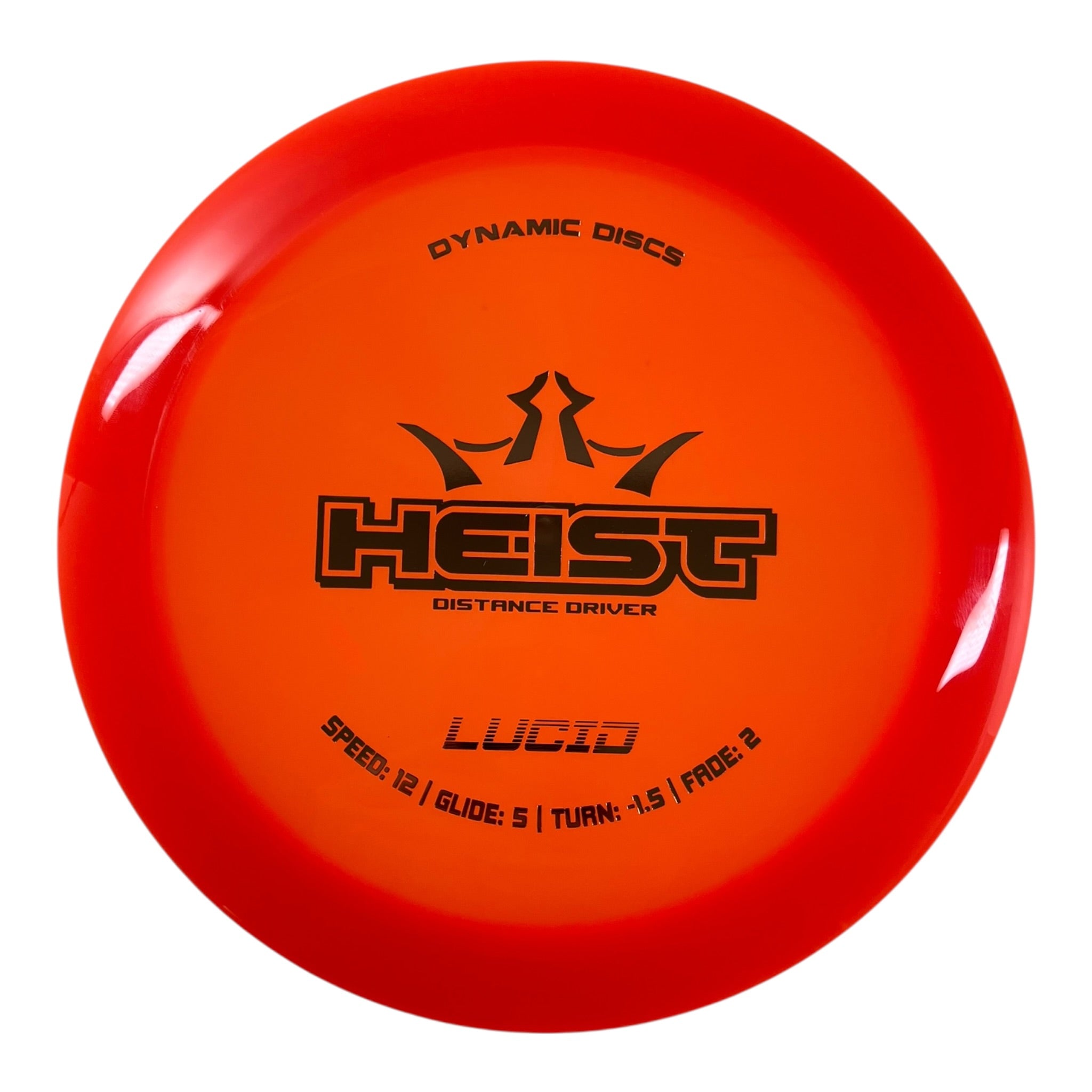 Dynamic Discs Heist | Lucid | Orange/Gold 173g Disc Golf