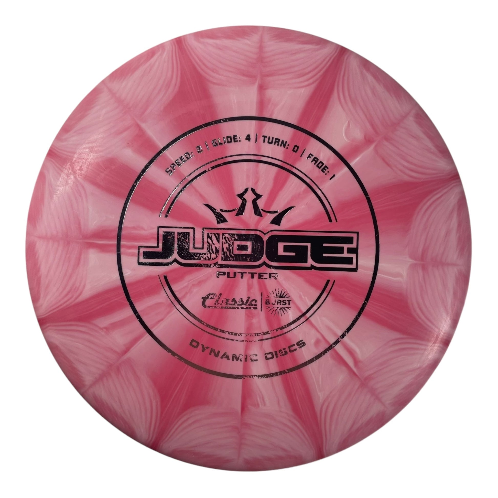 Dynamic Discs Judge | Classic Burst | Pink/Silver 174g Disc Golf