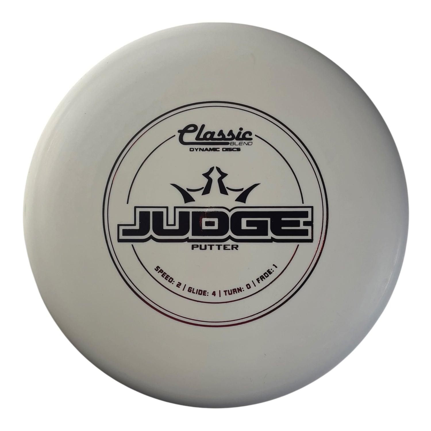 Dynamic Discs Judge | Classic Blend | White/Red 174g Disc Golf