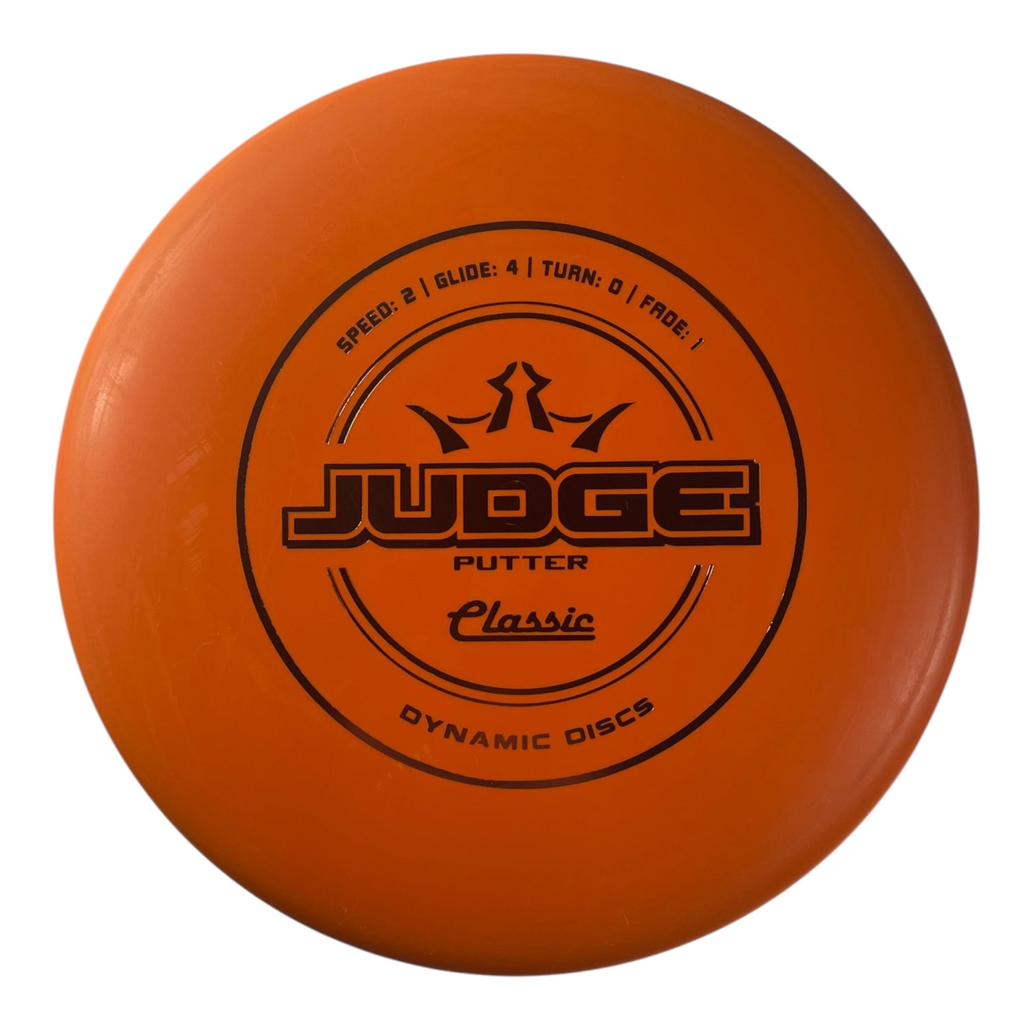 Dynamic Discs Judge | Classic | Orange/Bronze 173g Disc Golf