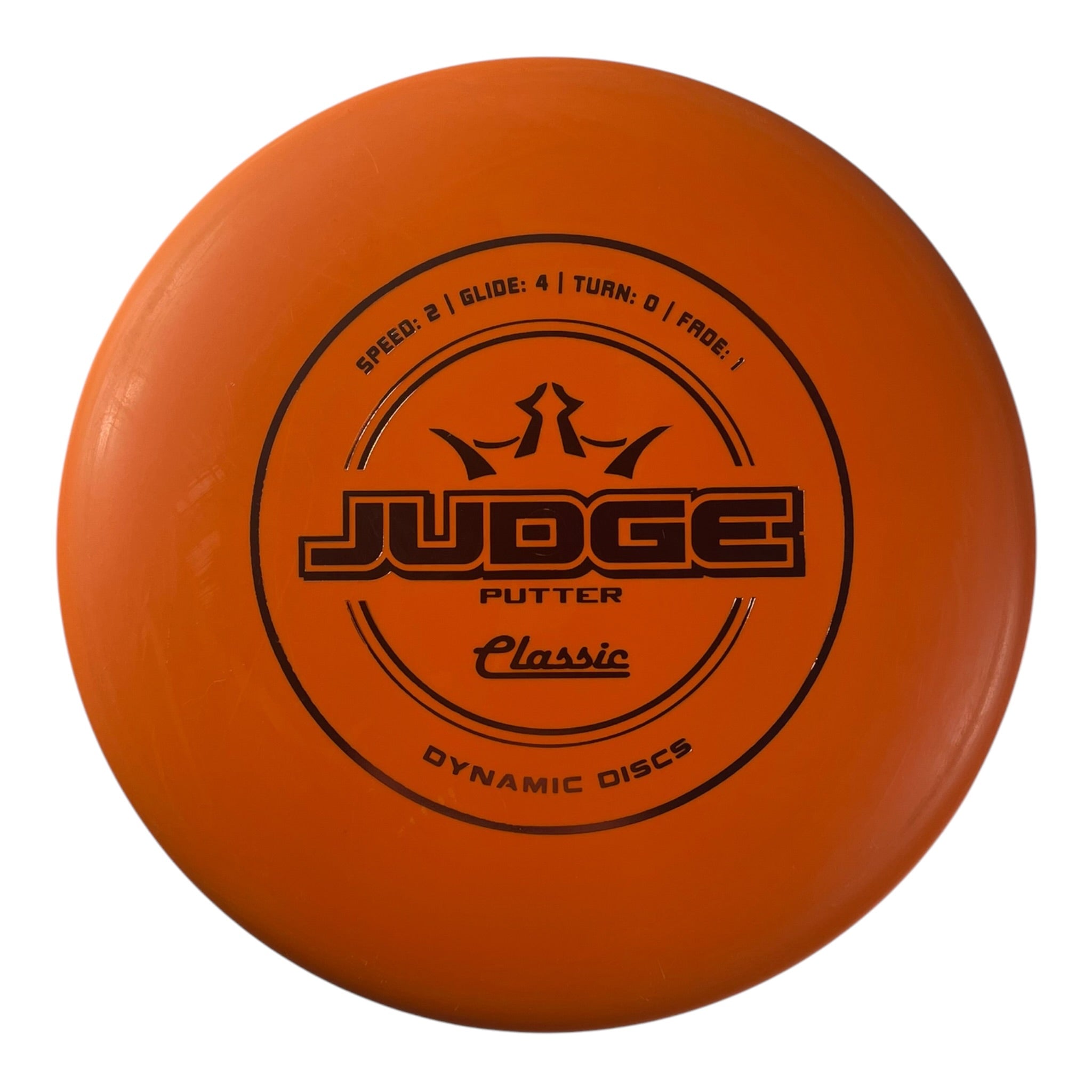 Dynamic Discs Judge | Classic | Orange/Bronze 173g Disc Golf