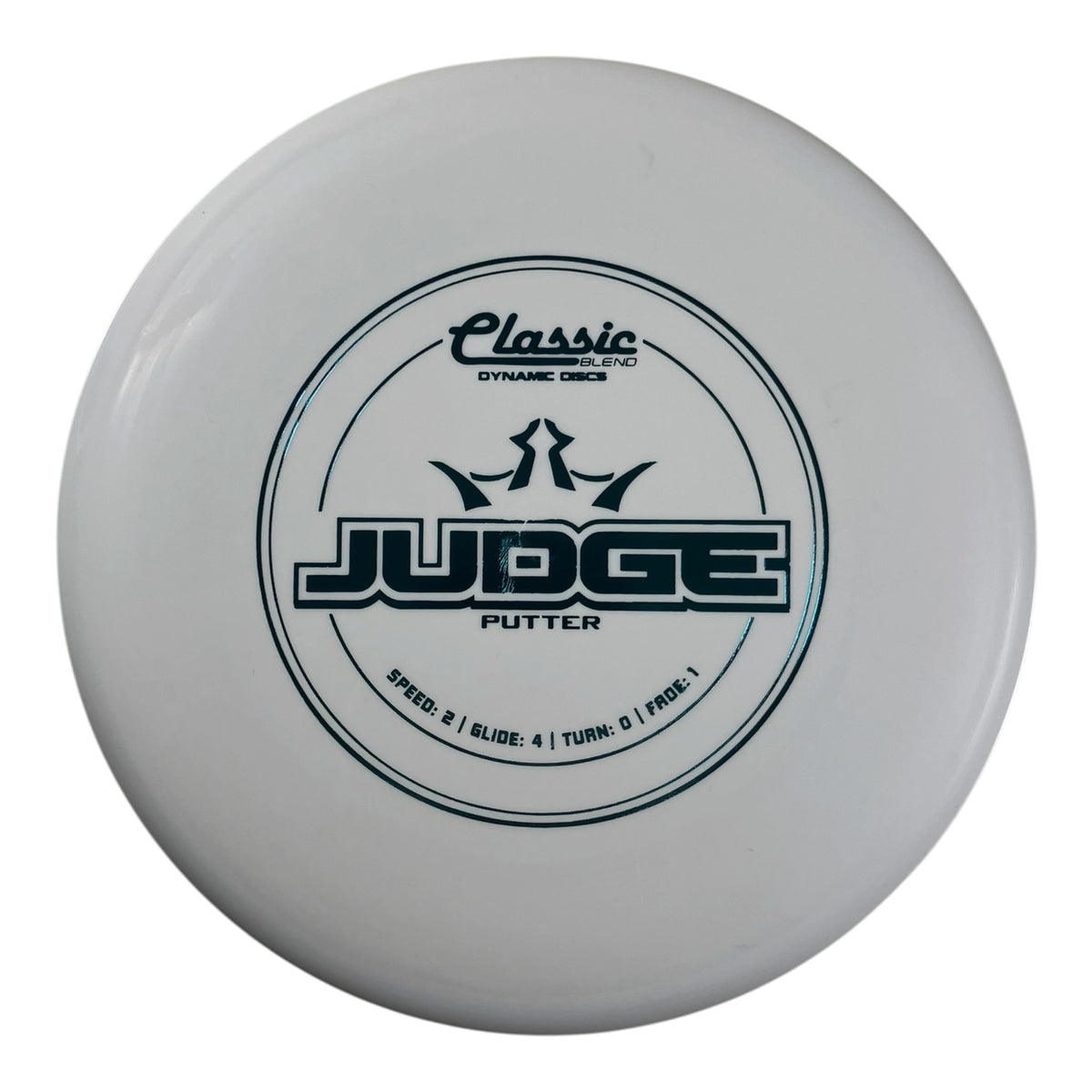 Dynamic Discs Judge | Classic | White/Blue 173-174g Disc Golf