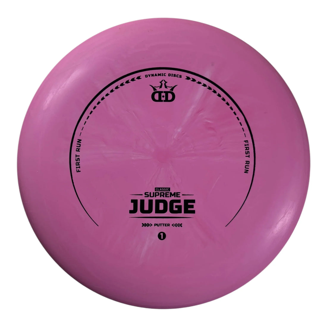 Dynamic Discs Judge | Classic Supreme | Pink/Black 176g (First Run) Disc Golf