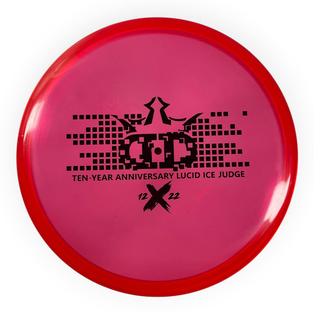 Dynamic Discs Judge | Lucid Ice | Red/Red 175g (10 year anniversary) Disc Golf