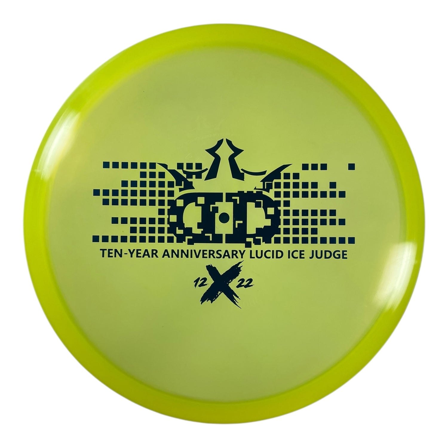 Dynamic Discs Judge | Lucid Ice | Yellow/Blue 175g (10 year anniversary) Disc Golf
