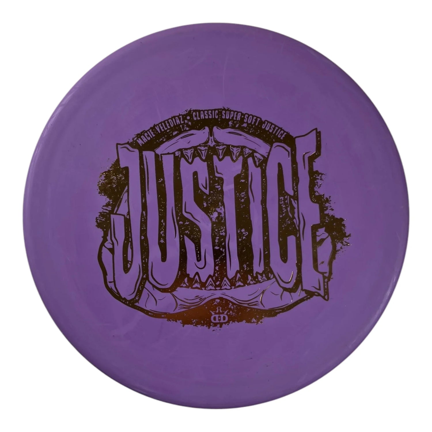 Dynamic Discs Justice | Classic Super Soft | Purple/Gold 176g ( Macie Velediaz) Disc Golf