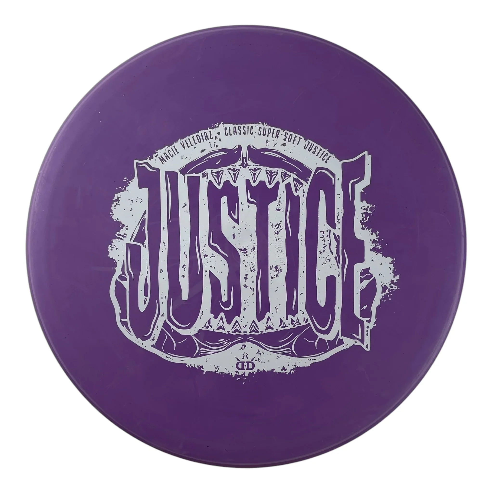 Dynamic Discs Justice | Classic Super Soft | Purple/White 174g ( Macie Velediaz) Disc Golf