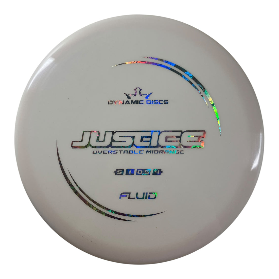 Dynamic Discs Justice | Fluid | White/Money 173g Disc Golf