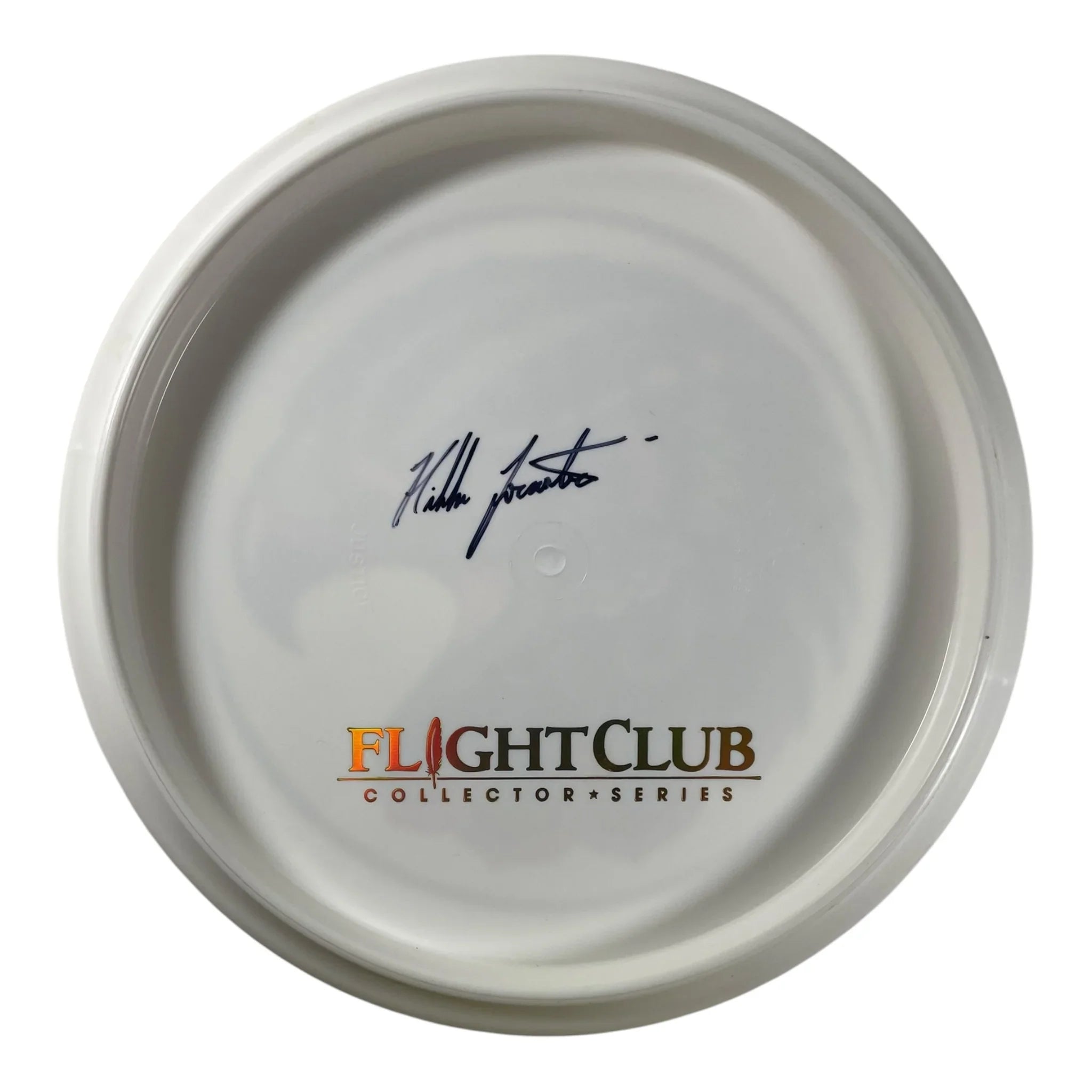 Dynamic Discs Justice | Fuzion | White/Multi 174g (Signed by Nikko Locastro) Disc Golf